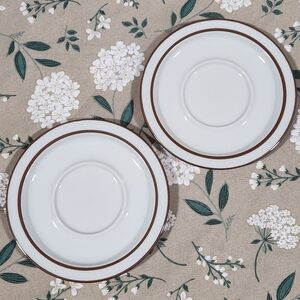 Dansk Bistro Christianshavn Brown Saucer Vintage Dansk Saucers Set NR Japan VTG